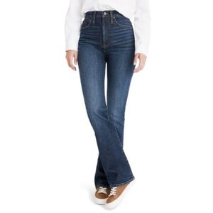 Madewell High Rise Skinny Flare in Lasalle Wash
